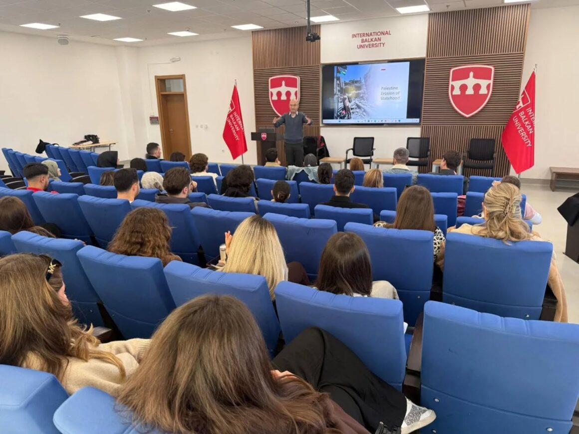 International Public Law Students Discuss Palestinian Statehood at IBU